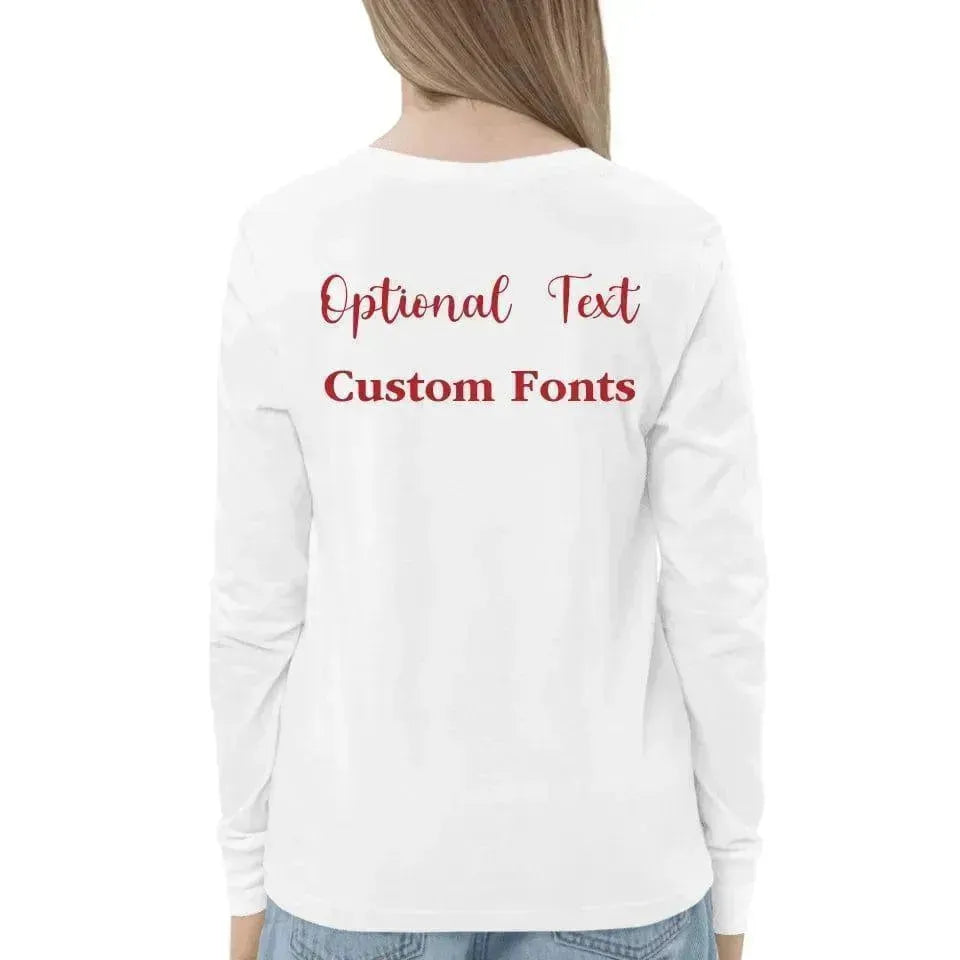 Custom Family Typography Long Sleeve T-Shirt - ARTFULANE