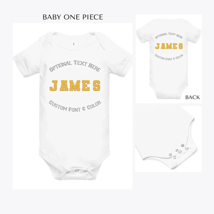Faux-Chenille-Sport-Letters-Name-custom-baby-onesie-artfulane