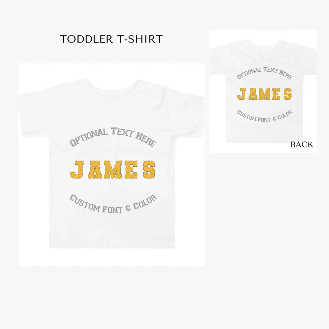 Faux-Chenille-Sport-Letters-Name-toddler-custom-t-shirt-artfulane