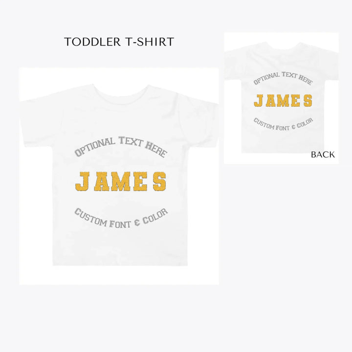 Faux-Chenille-Sport-Letters-Name-toddler-custom-t-shirt-artfulane