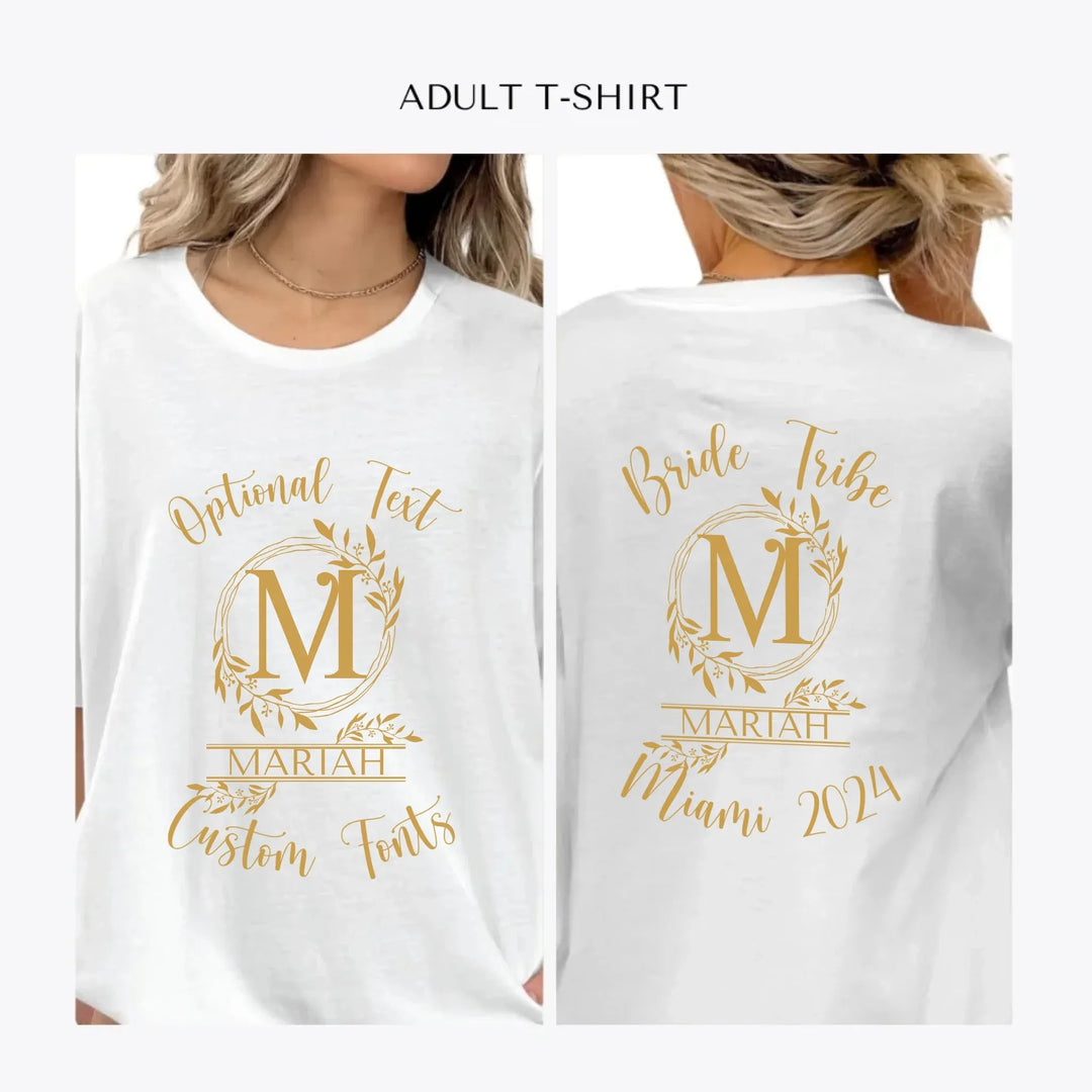 Floral-Initial-Monogram-personalized-women-unisex-adult-t-shirt-artfulane