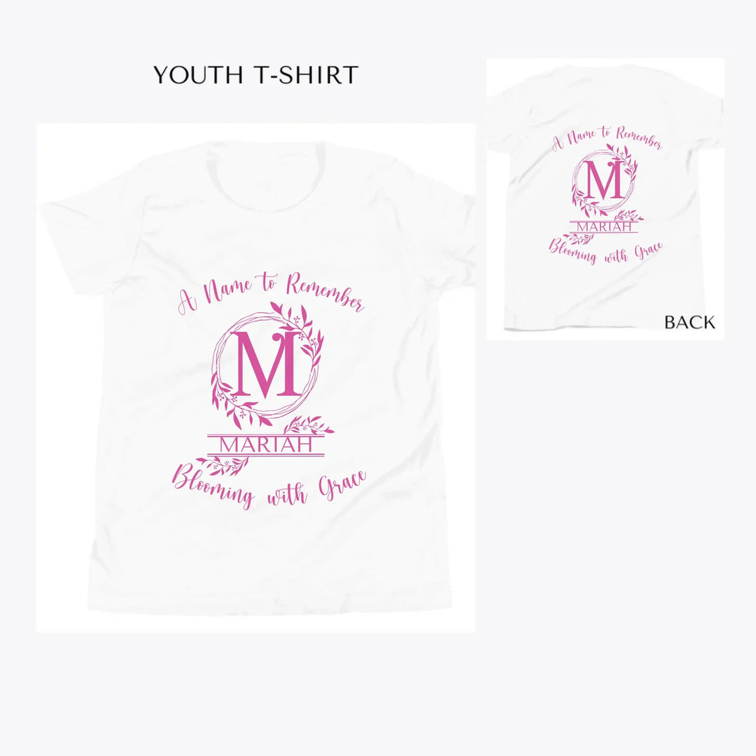 Floral-Initial-Monogram-custom-youth-t-shirt-artfulane
