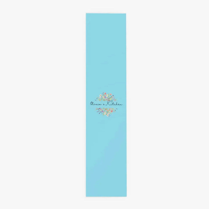 Custom Floral Split Monogram Kitchen Linens - ART-KLN475