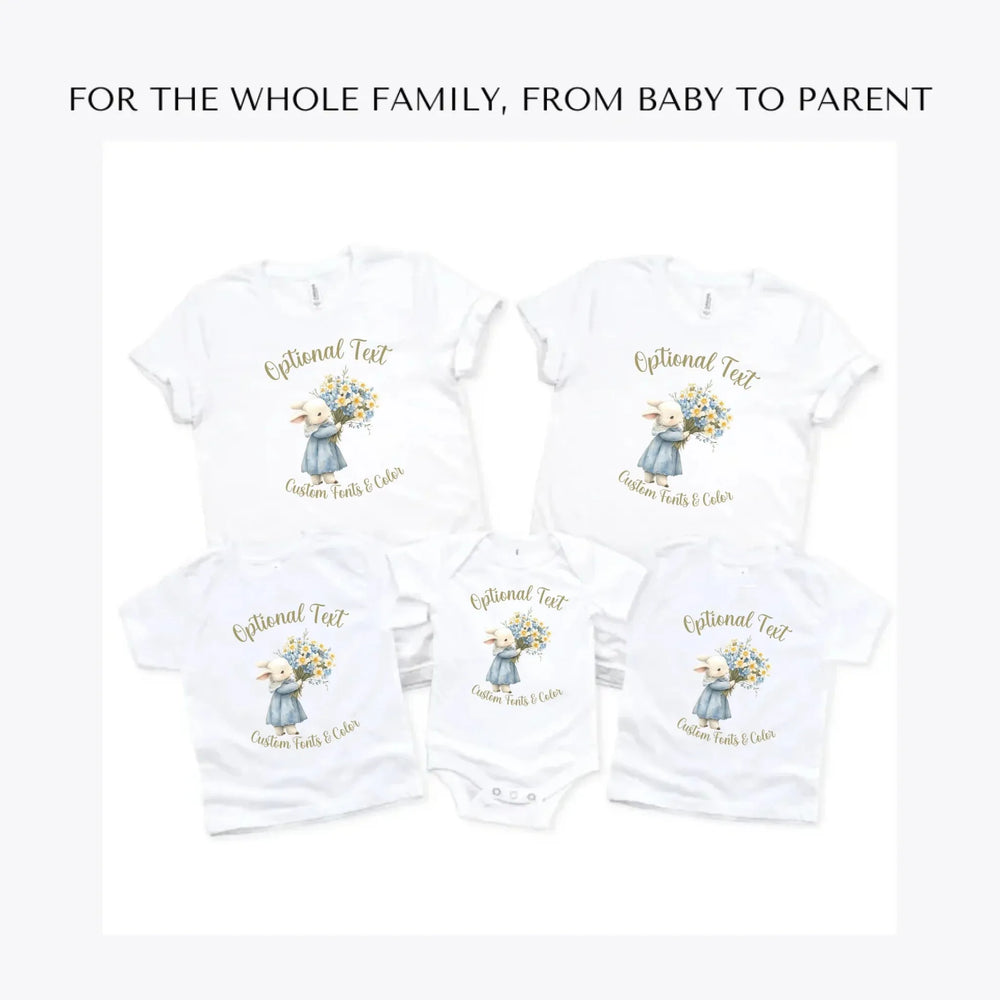Floral-Spring-Woodland-Animal-custom-t-shirts-adult-youth-toddler-baby-sizes-artfulane