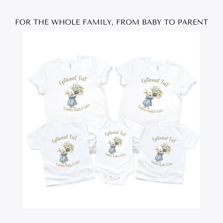 Floral-Spring-Woodland-Animal-custom-t-shirts-adult-youth-toddler-baby-sizes-artfulane