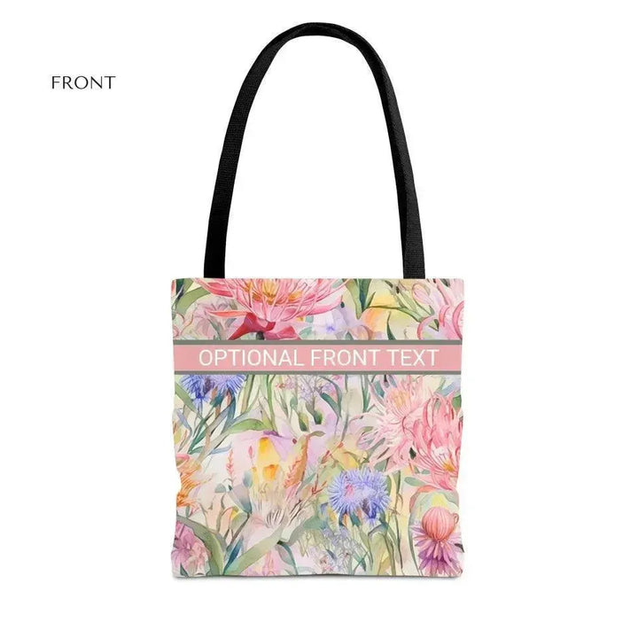Custom Floral Watercolor Everyday Bags - ARTFULANE