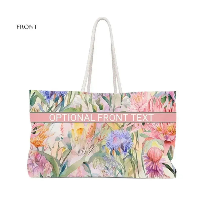 Custom Floral Watercolor Everyday Bags - ARTFULANE
