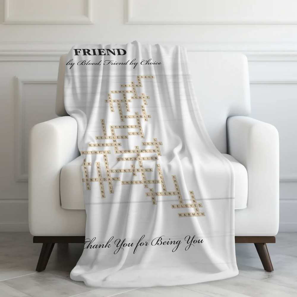 Velveteen Blanket On Couch