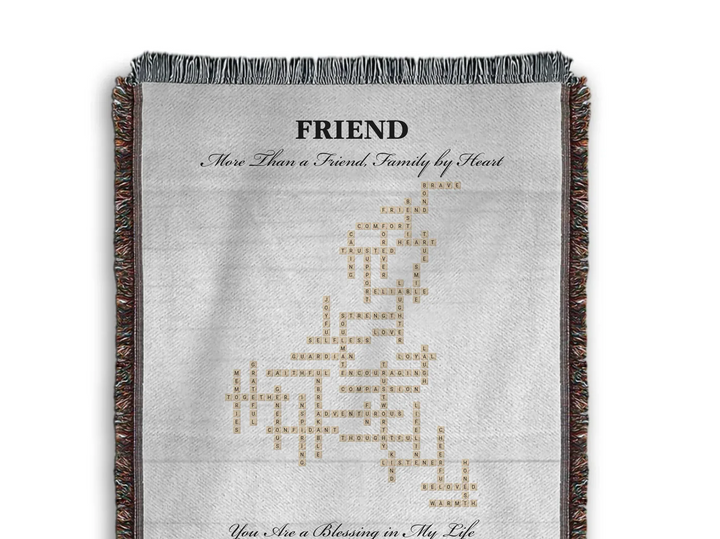 woven throw canva