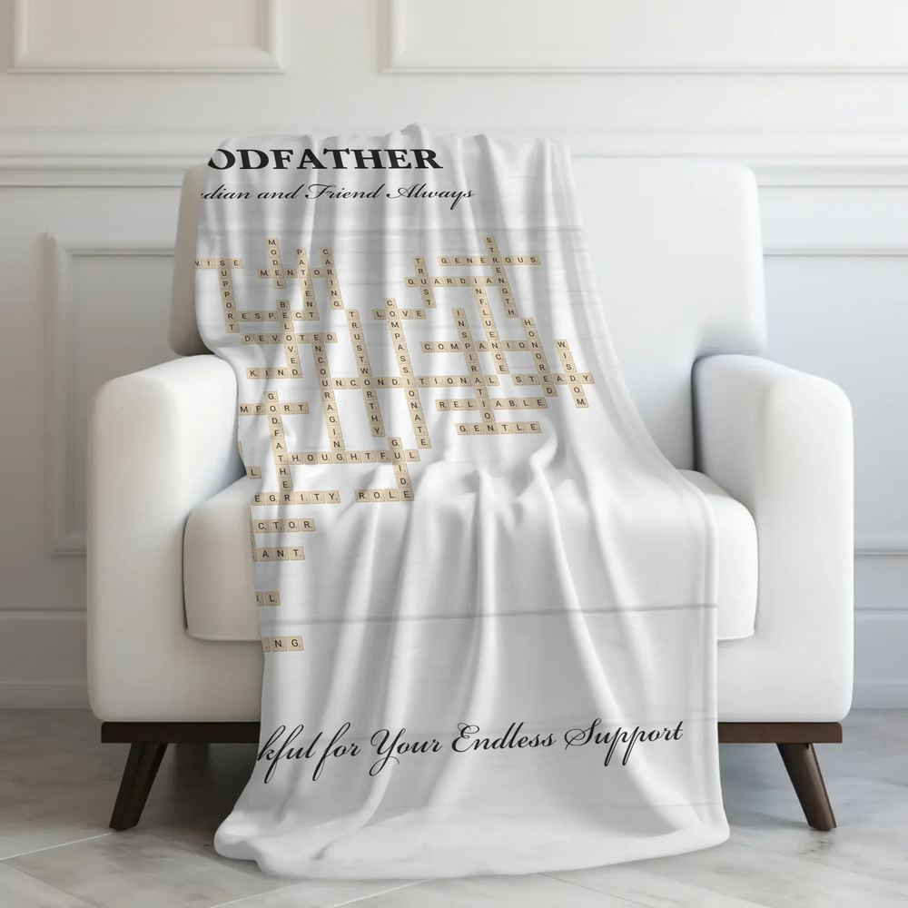 Velveteen Blanket On Couch