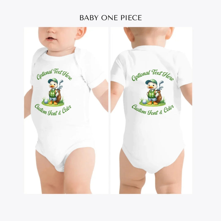 Golf-Cute-Animal-custom-baby-one-piece-artfulane