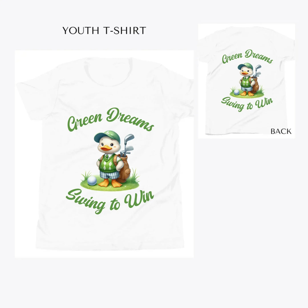Golf-Cute-Animal-custom-youth-t-shirt-artfulane