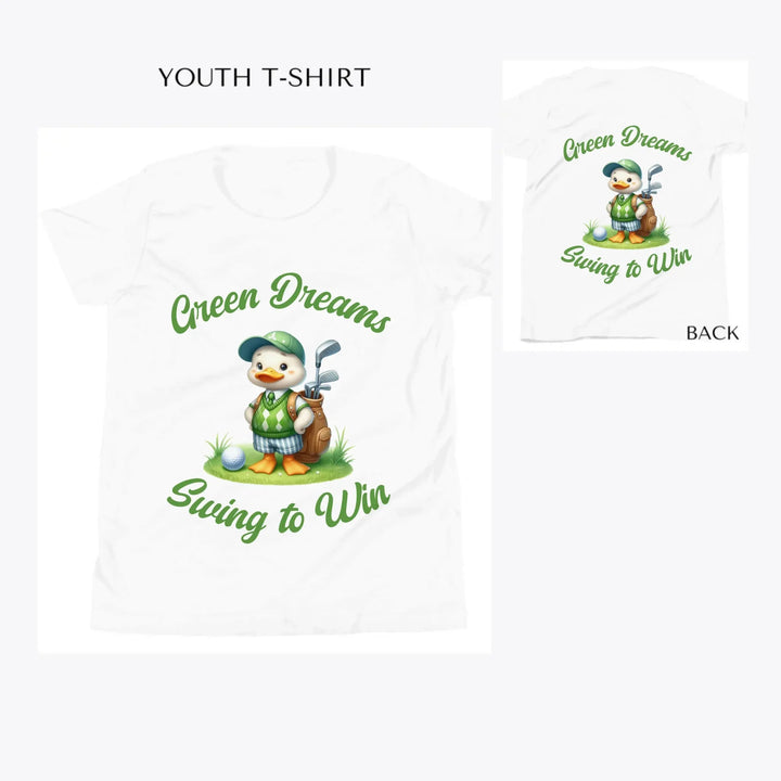 Golf-Cute-Animal-custom-youth-t-shirt-artfulane