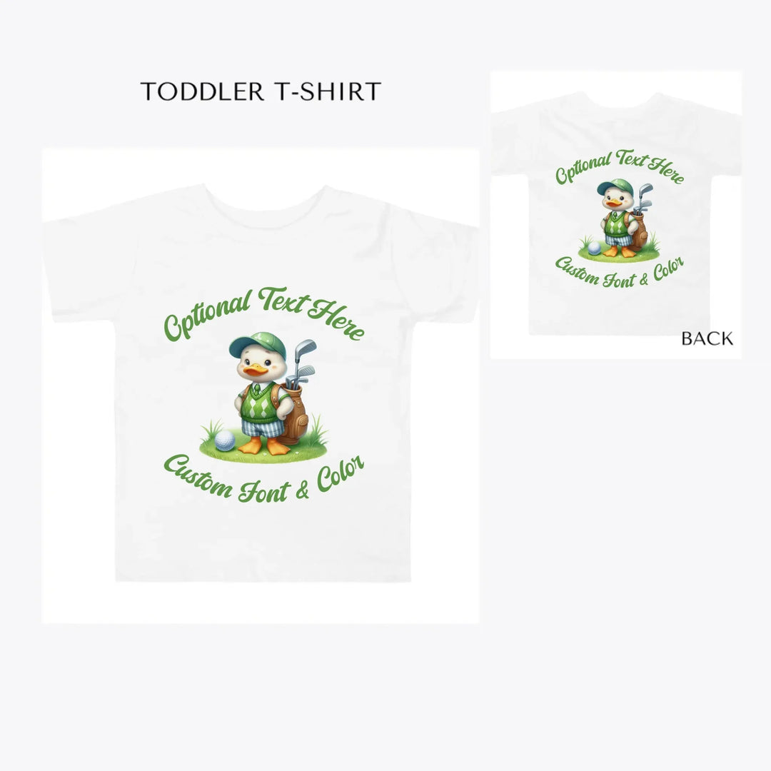 Golf-Cute-Animal-toddler-custom-t-shirt-artfulane