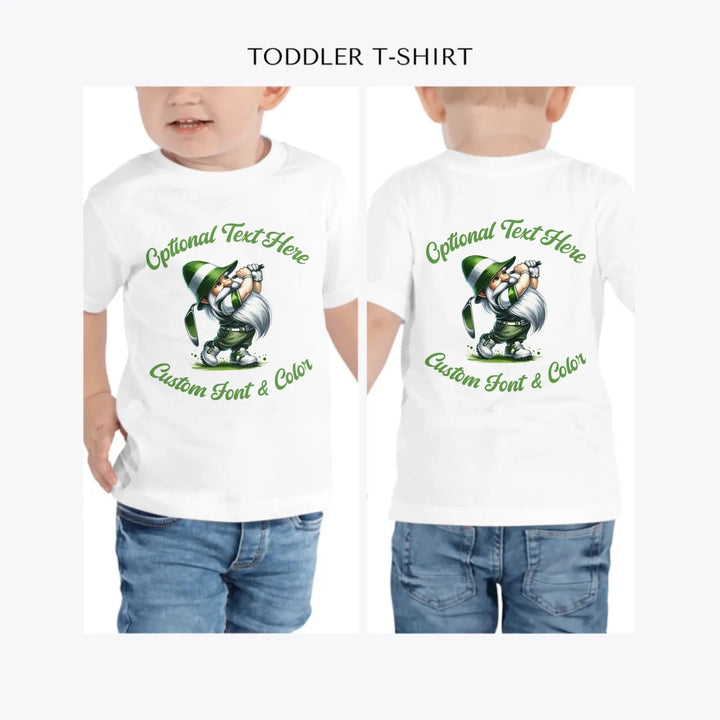 Golf-Gnomes-personalized-toddler-t-shirt-artfulane