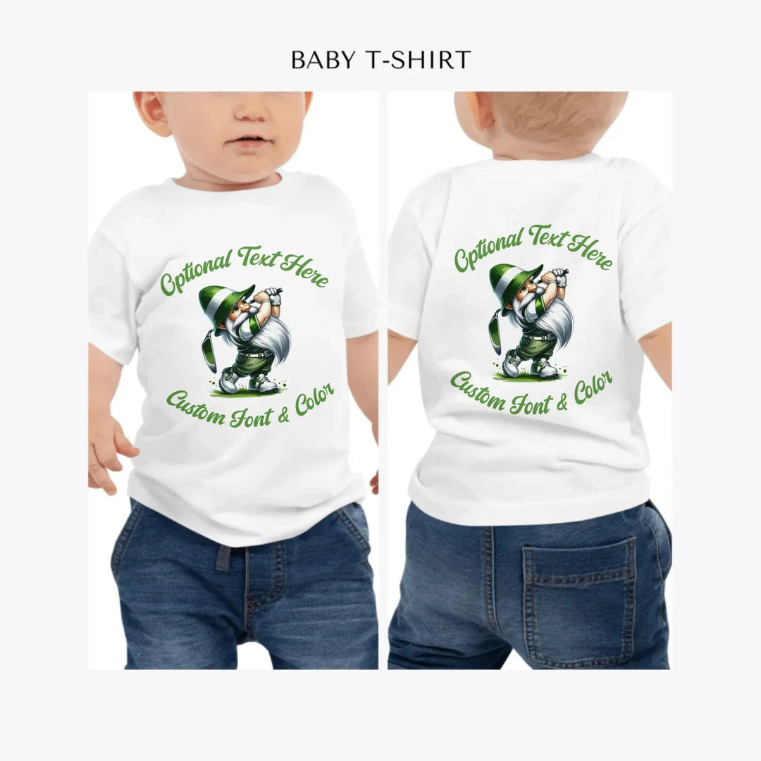 Golf-Gnomes-personalized-baby-t-shirt-artfulane