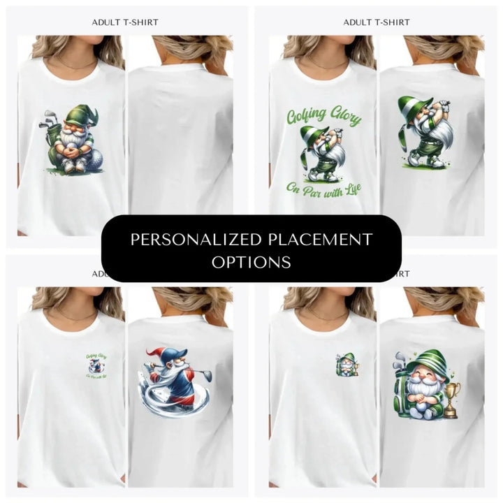 Golf-Gnomes-custom-adult-t-shirt-design-placement-front-back-pocket-artfulane