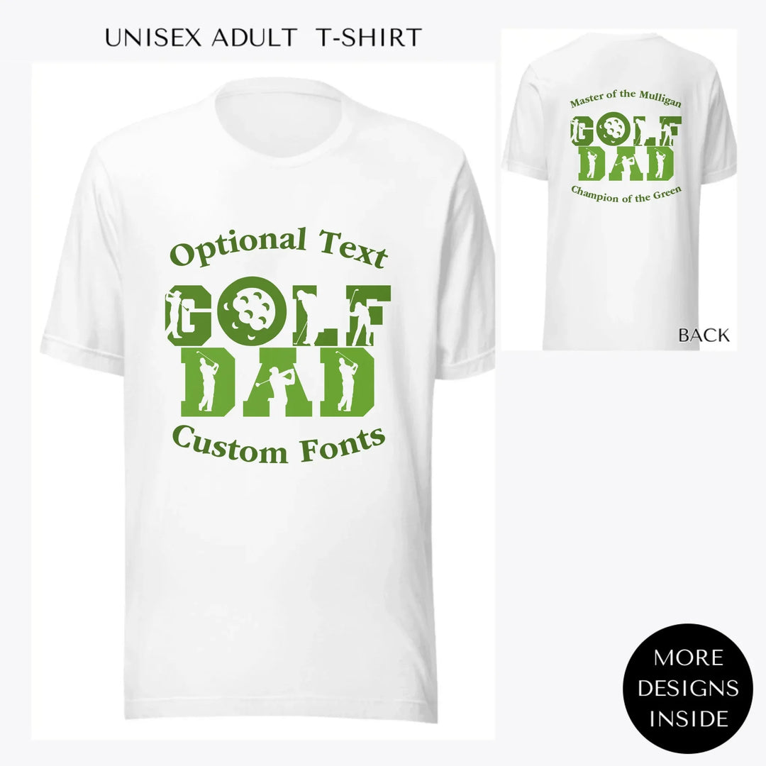 Golf-Font-custom-men-unisex-adult-t-shirt-artfulane