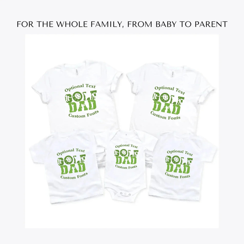Golf-Man-Icon-Font-custom-t-shirts-adult-youth-toddler-baby-sizes-artfulane