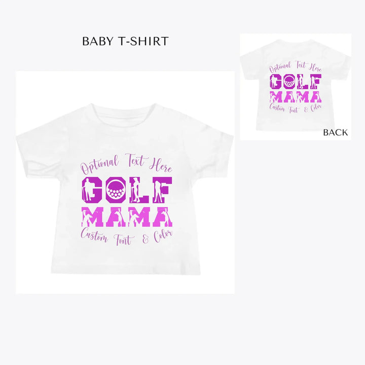 Golf-Woman-Icon-Font-custom-baby-t-shirt-artfulane