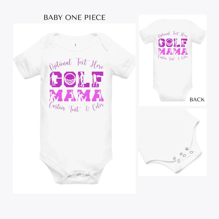 Golf-Woman-Icon-Font-custom-baby-onesie-artfulane