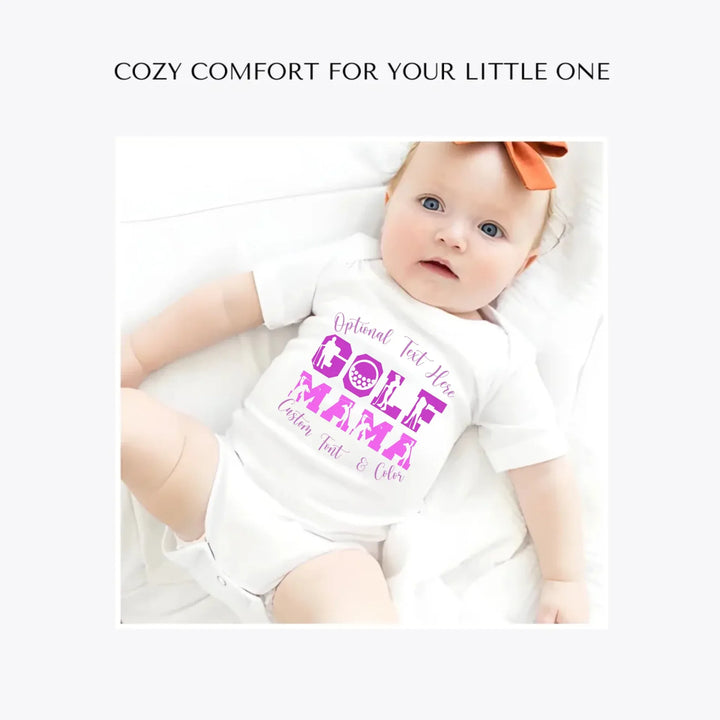 Golf-Woman-Icon-Font-custom-baby-bodysuit-artfulane