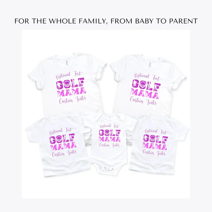Golf-Woman-Icon-Font-custom-t-shirts-adult-youth-toddler-baby-sizes-artfulane