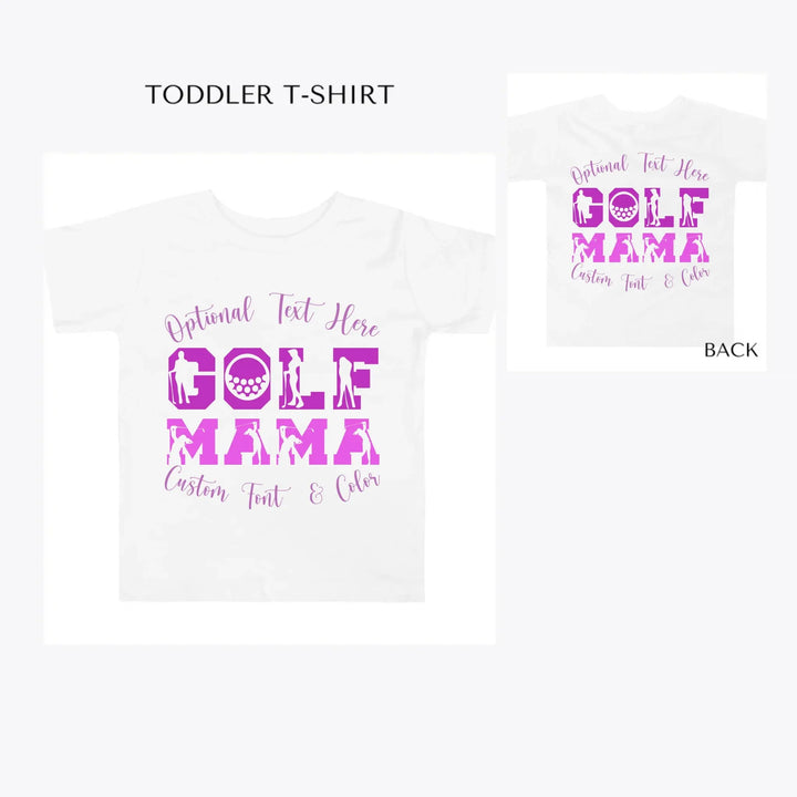 Golf-Woman-Icon-Font-toddler-custom-t-shirt-artfulane