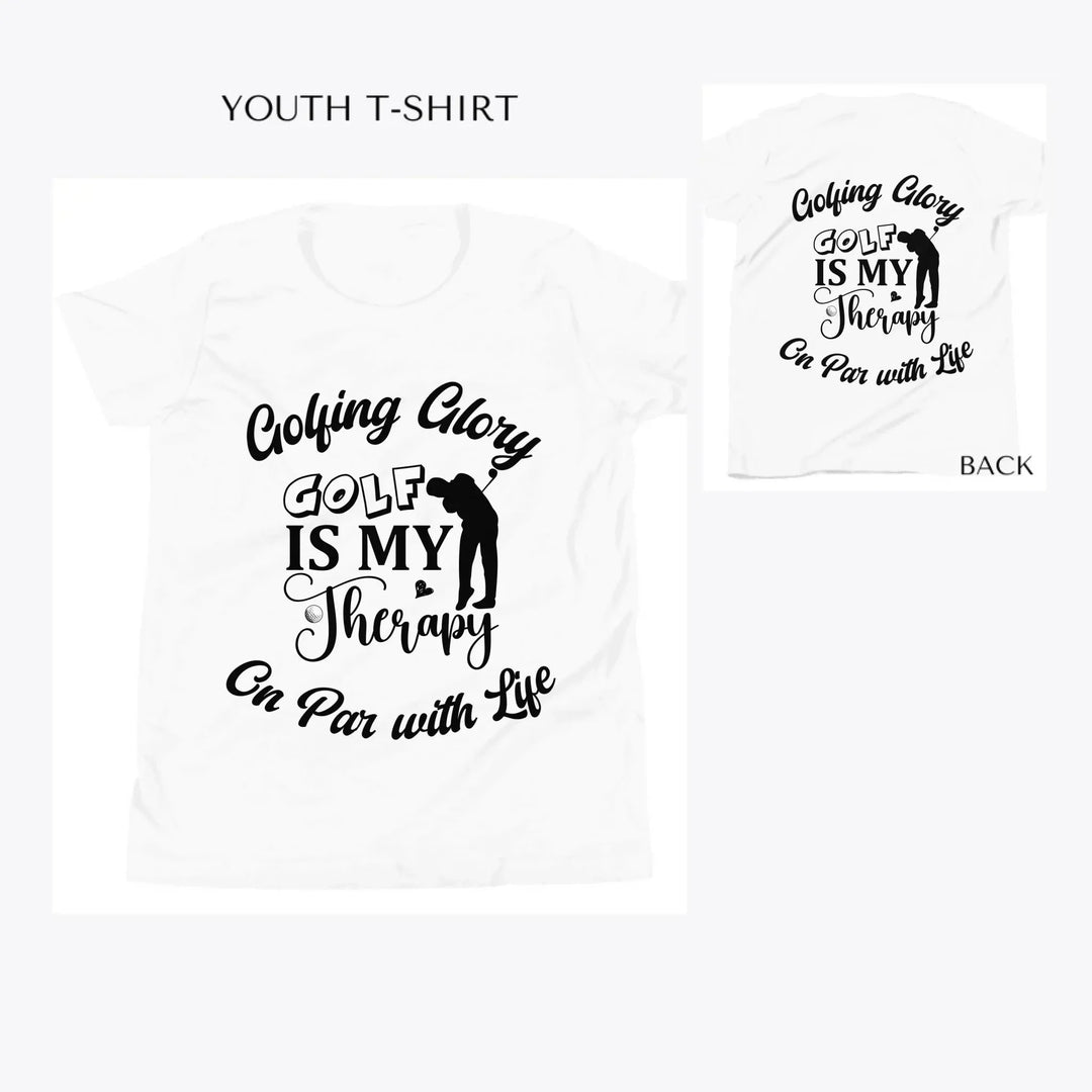 Golf-Quotes-custom-youth-t-shirt-artfulane