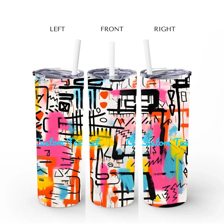Custom Graffiti Bottles and Tumblers - ARTFULANE