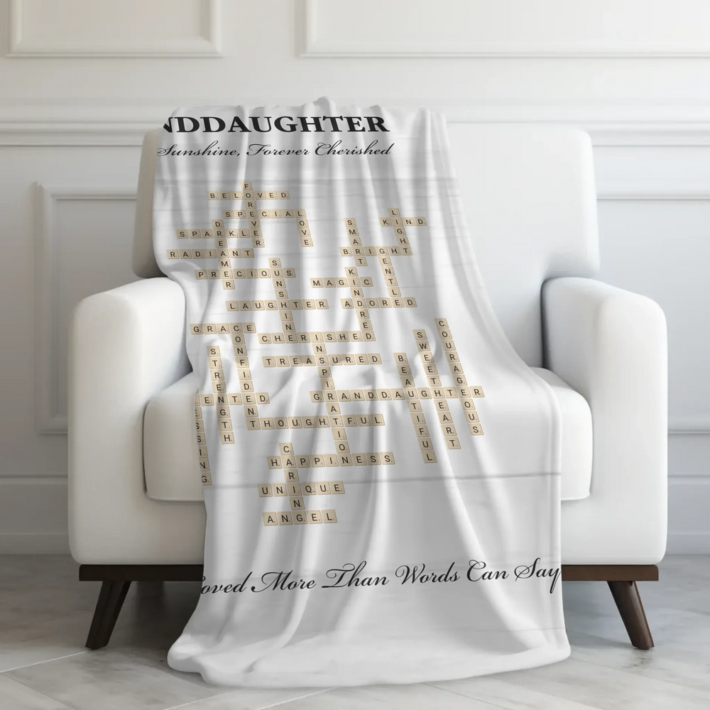 Velveteen Blanket On Couch
