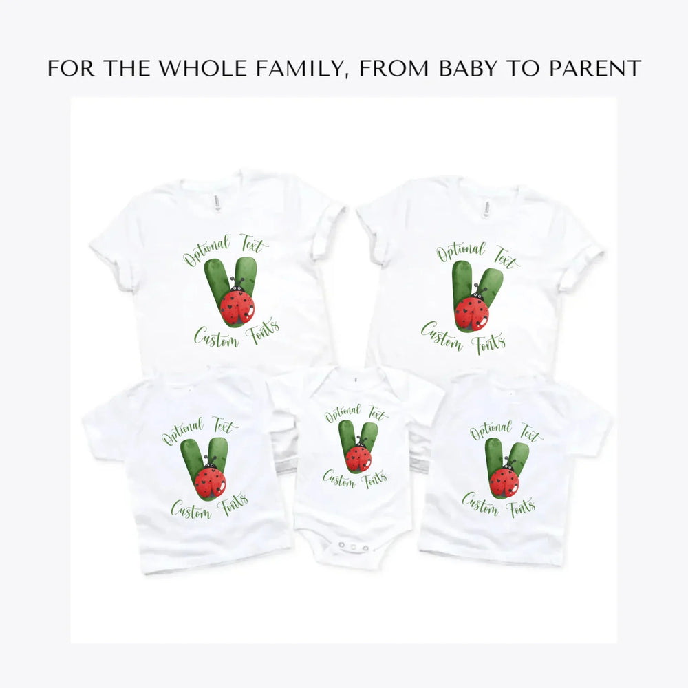 Green-Letter-Ladybug-custom-t-shirts-adult-youth-toddler-baby-sizes-artfulane