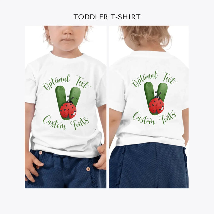 Green-Letter-Ladybug-custom-toddler-t-shirt-artfulane