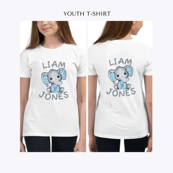 cGrey-Elephant-with-Blue-Number-ustom-youth-girl-t-shirt-artfulane