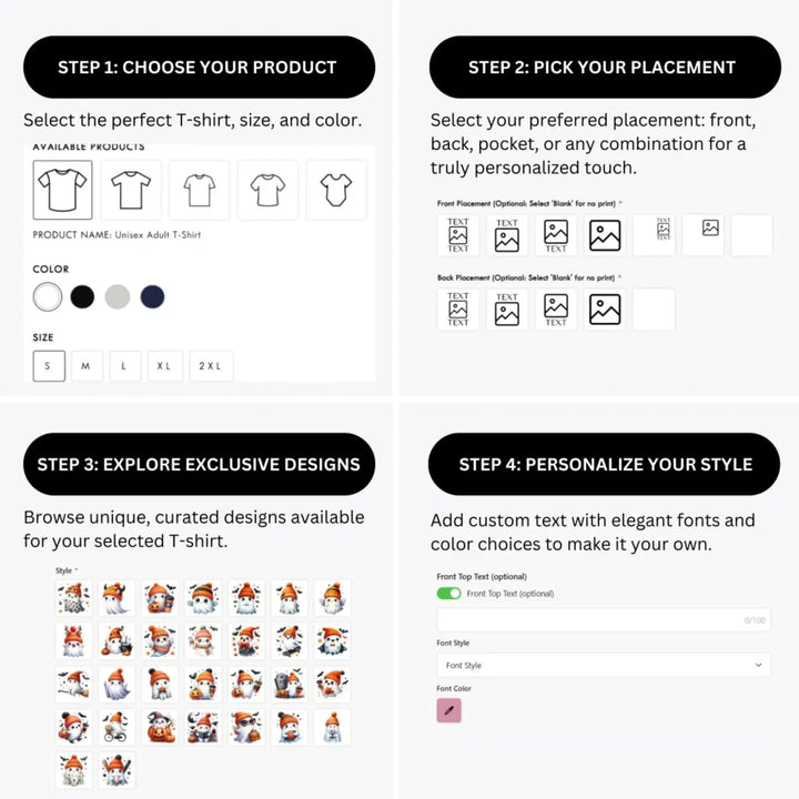 how-to-design-custom-Halloween-Ghosts-t-shirt-personalization-options-artfulane