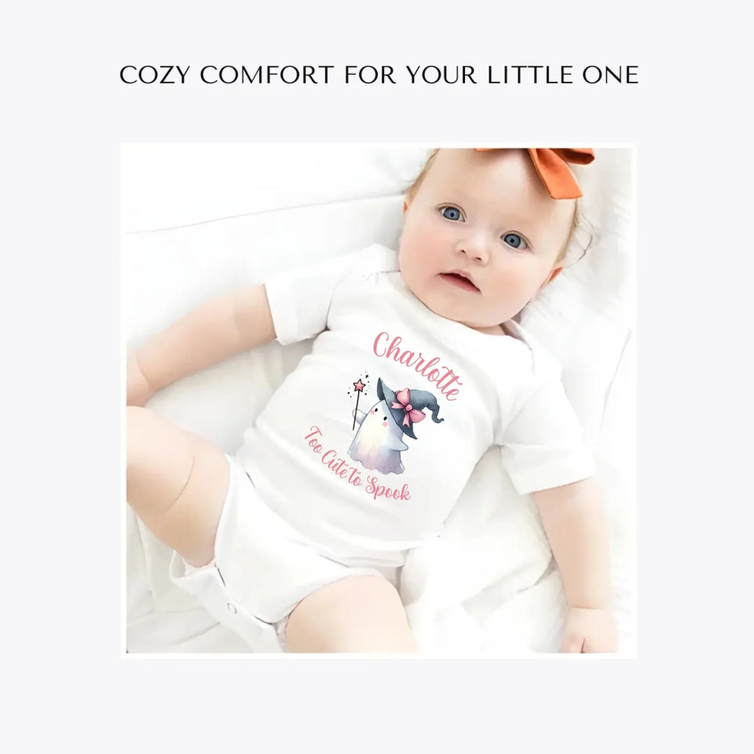Halloween-Girlie-Ghosts-custom-baby-bodysuit-artfulane