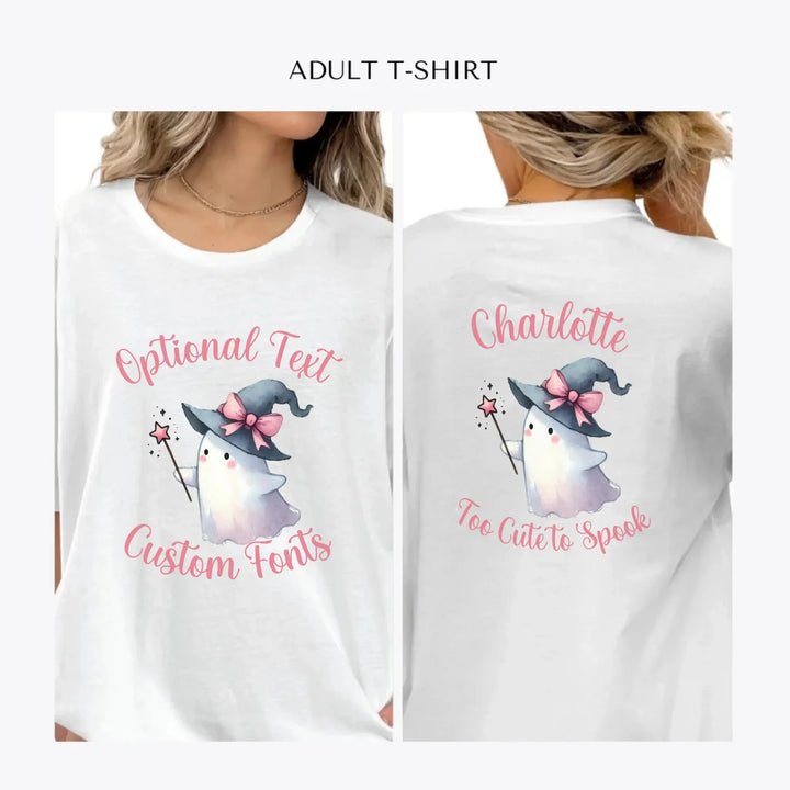 Halloween-Girlie-Ghosts-personalized-women-unisex-adult-t-shirt-artfulane