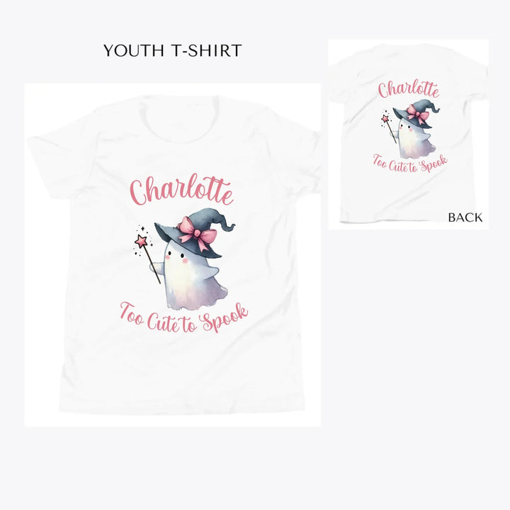 Halloween-Girlie-Ghosts-custom-youth-t-shirt-artfulane