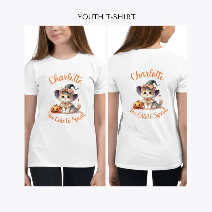 Halloween-Witch-Cats-custom-youth-girl-t-shirt-artfulane