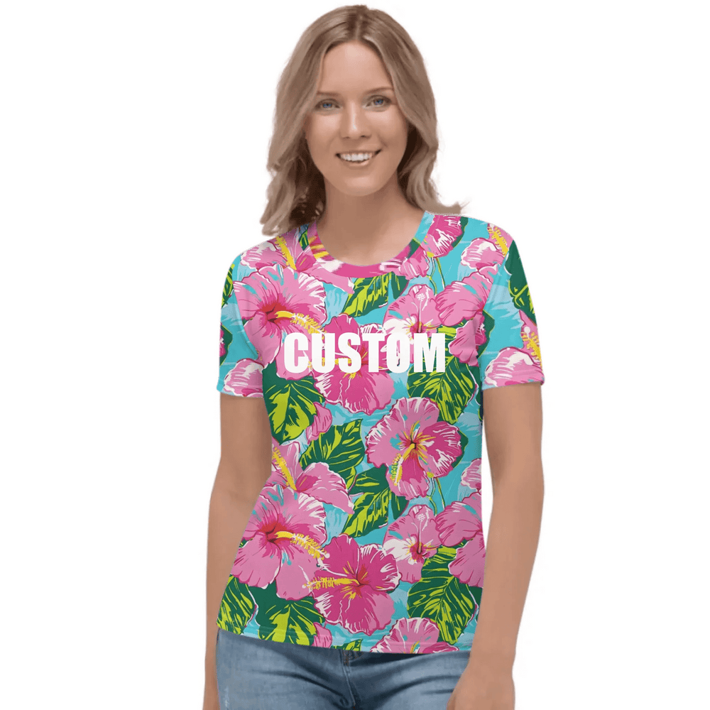 Custom Hawaii Watercolor T-Shirt - ARTFULANE
