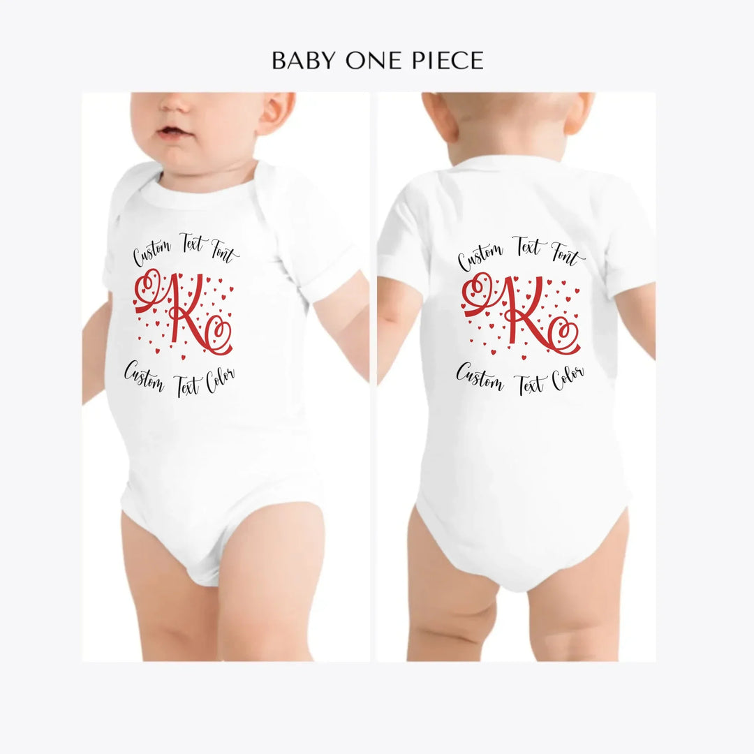 Heart-Initial-custom-baby-one-piece-artfulane