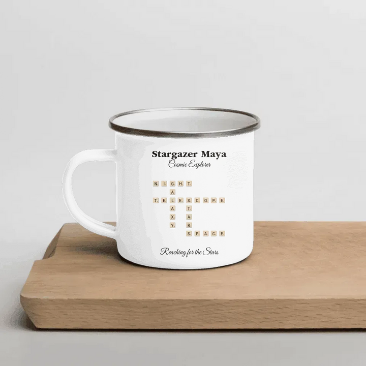 Custom Hobbies Word Tile Mug - ARTFULANE