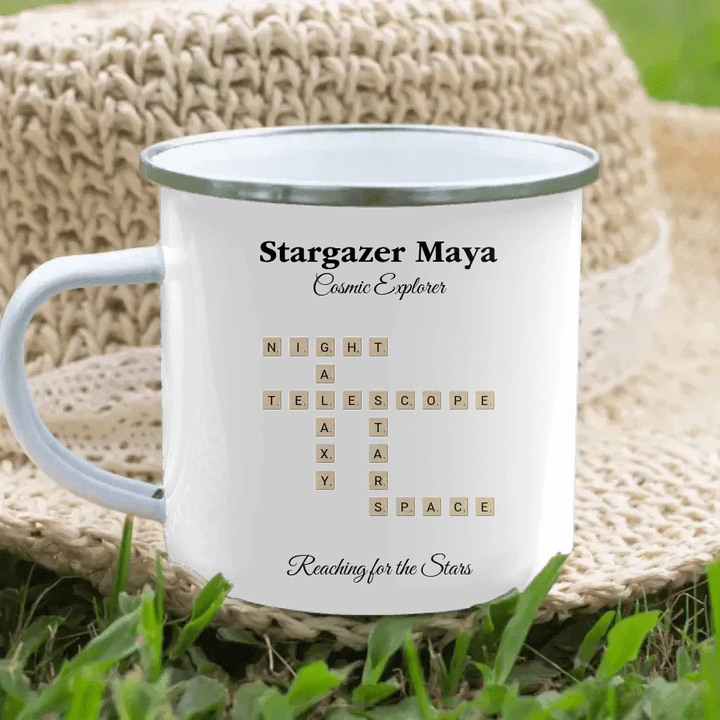 Custom Hobbies Word Tile Mug - ARTFULANE