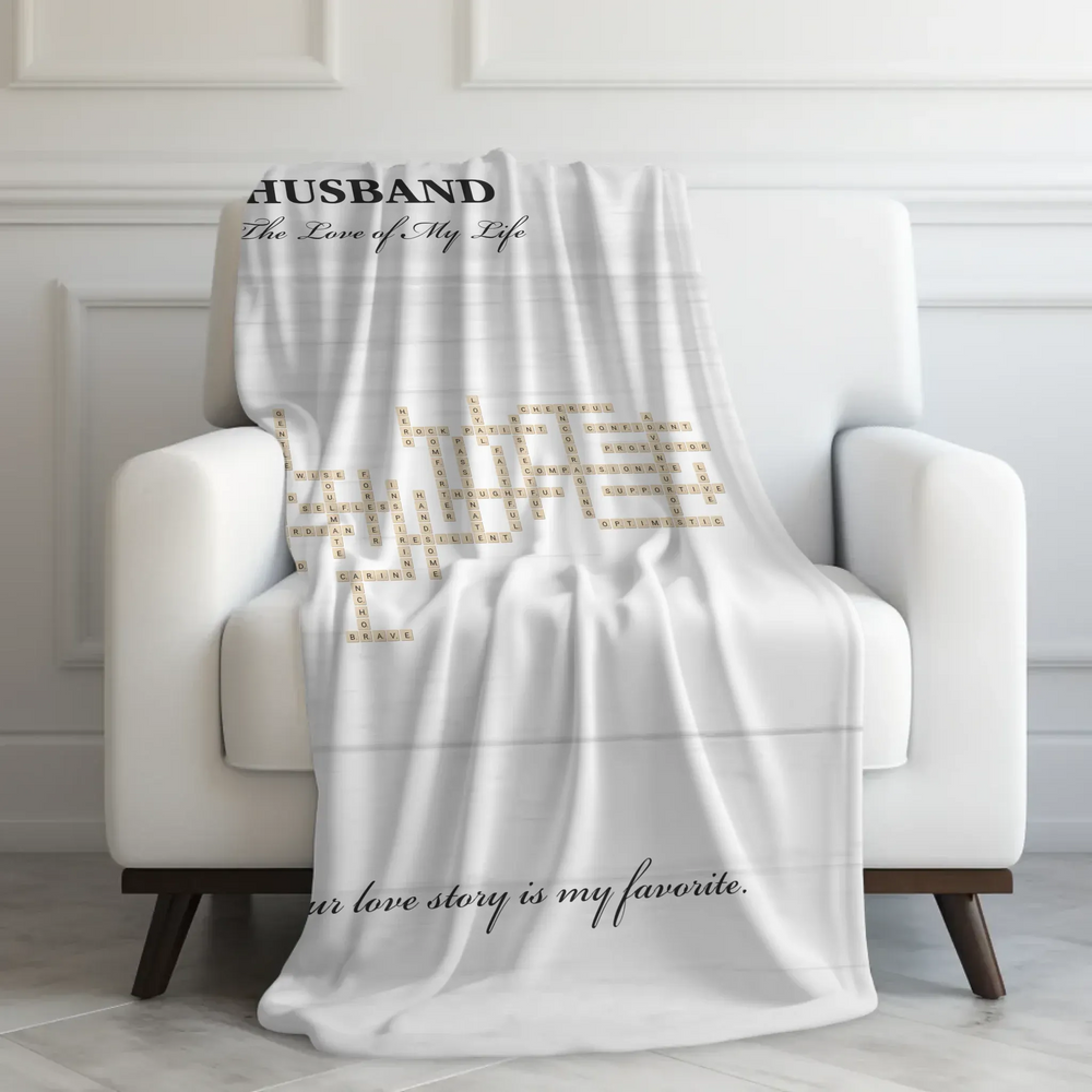 Velveteen Blanket On Couch