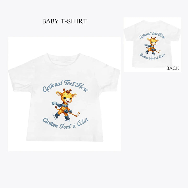 Ice-Hockey-Cute-Animals-custom-baby-t-shirt-artfulane