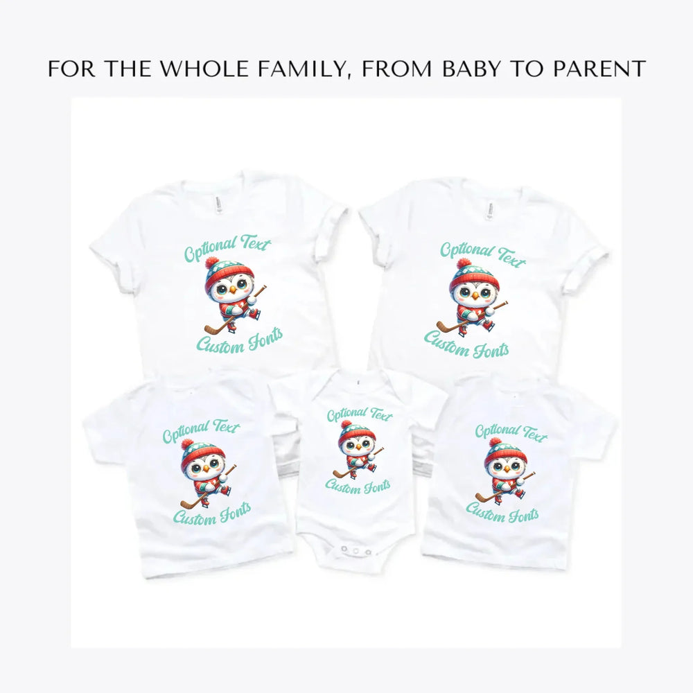 Ice-Hockey-Cute-Animals-custom-t-shirts-adult-youth-toddler-baby-sizes-artfulane
