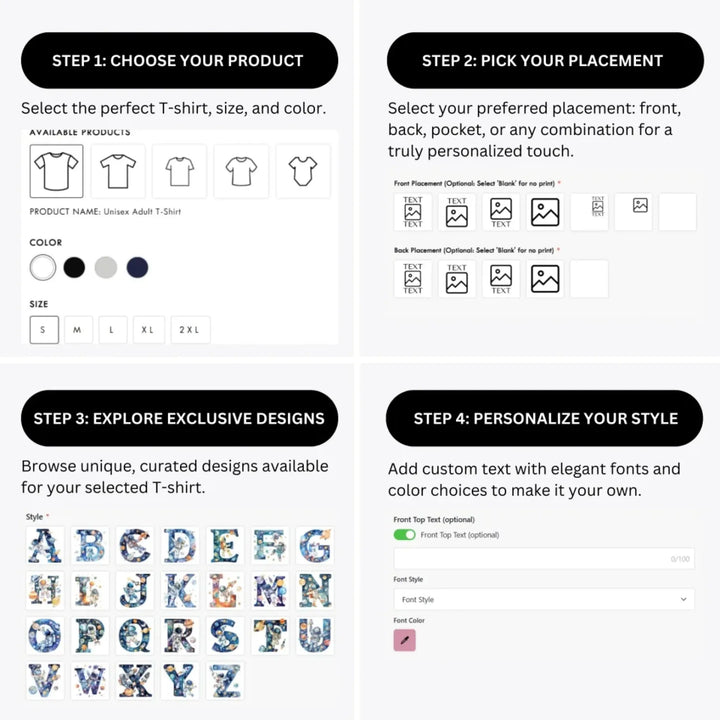 how-to-design-custom-Astronaut-Space-Initial-t-shirt-personalization-options-artfulane