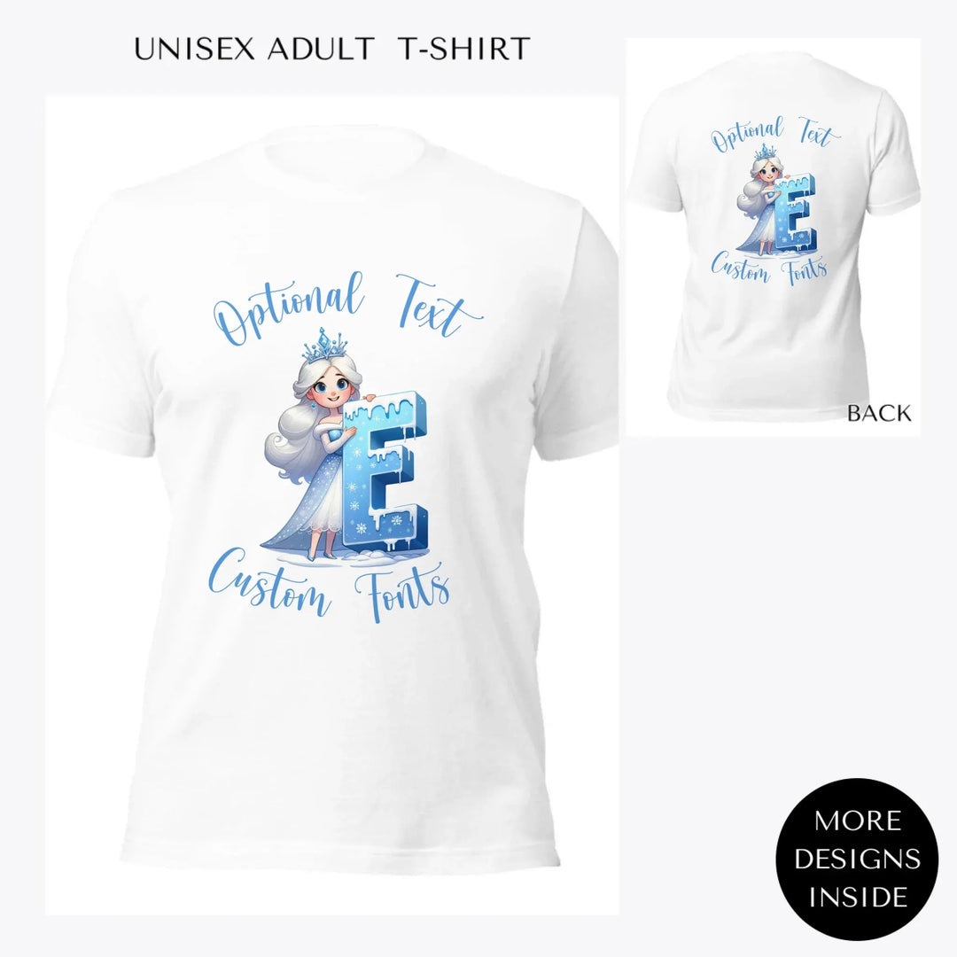 Christmas-and-Winter-Letter-Initial-custom-women-unisex-adult-t-shirt-artfulane