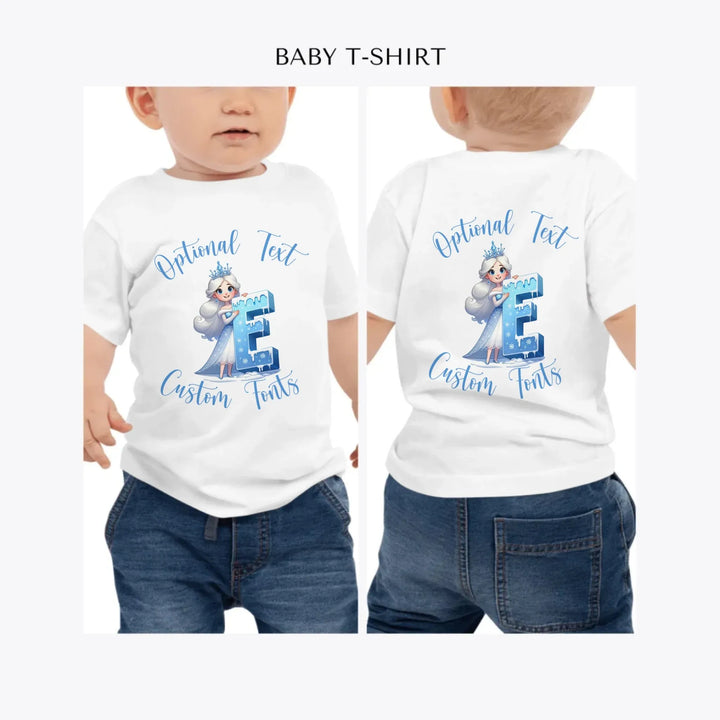 Christmas-and-Winter-Letter-Initial-personalized-baby-t-shirt-artfulane