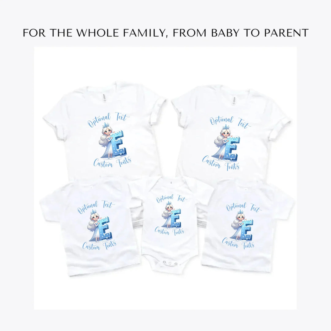 Christmas-and-Winter-Letter-Initial-custom-t-shirts-adult-youth-toddler-baby-sizes-artfulane